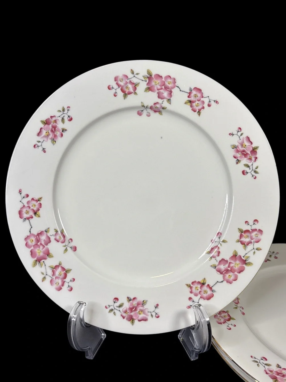 Ćmielów vintage porcelain dinner plate set of 3